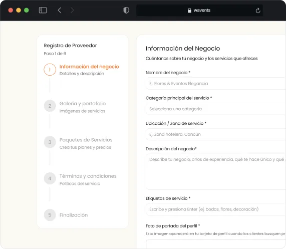 Paso 1: Crea tu perfil profesional